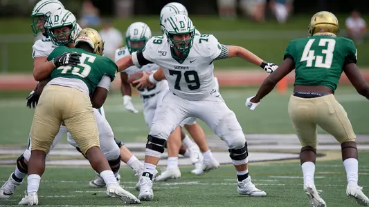 Donald Carty blocking at Jacksonville, Sept. 21, 2019