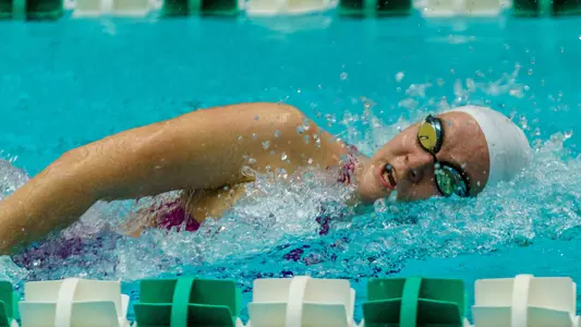 Leah Johnson at swim Ramsden Invitational