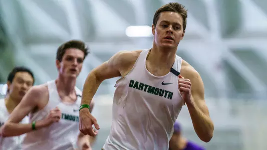 Jonathan Reid men's track action at Dartmouth Invite