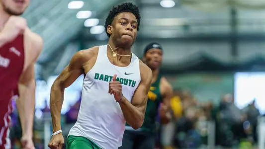 Julian Martelly men's track action at Dartmouth Invite