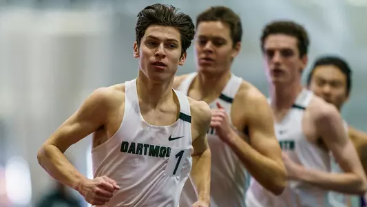 Seth Weprin men's track action at Dartmouth Invite
