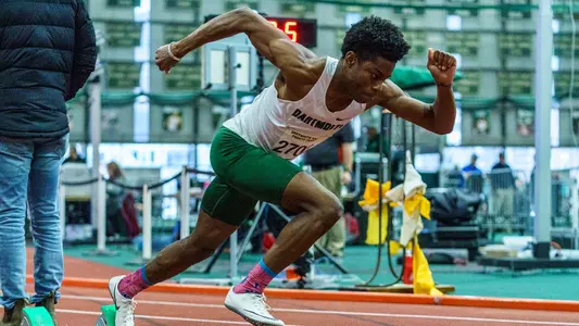 Julian Martelly men's track action at Dartmouth Relays