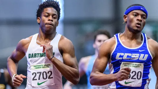 Julian Martelly men's track action at Dartmouth Relays