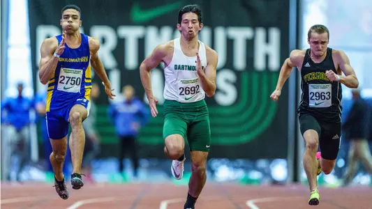 Myles Epstein men's track action at Dartmouth Relays
