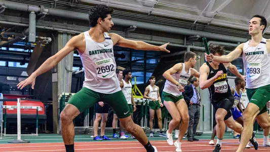 Myles Epstein men's track action at Dartmouth Relays