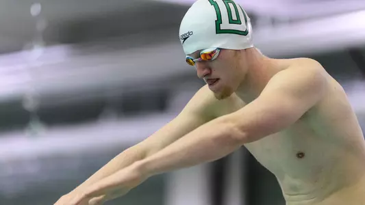 Tim Cushman men's swimming action at Ramsden Invite