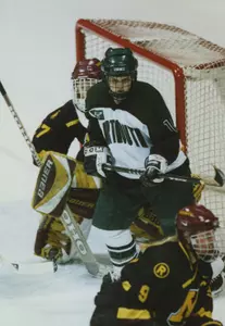 Sarah Clark at the NCAA Tournament against Minnesota, March 23, 2003