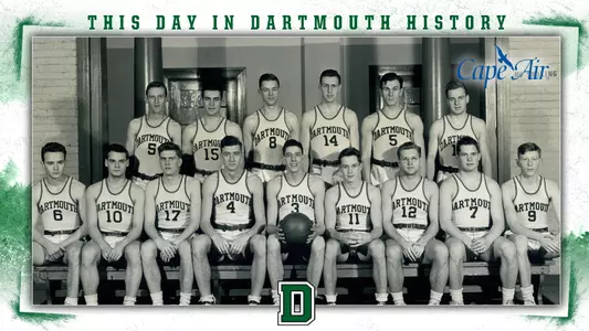 This Day in Dartmouth History: March 24 (1943-44 men's basketball team)