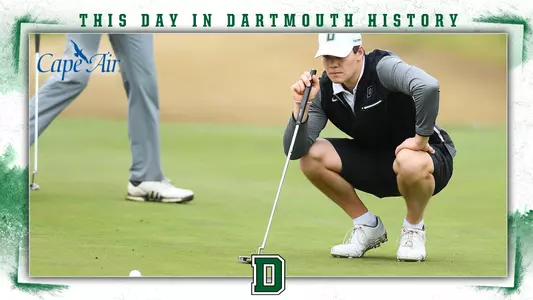 This Day in Dartmouth History: April 16 (John Lazor of men's golf)
