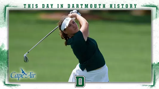 This Day in Dartmouth History: April 21 (Kaitlyn Lees of women's golf)