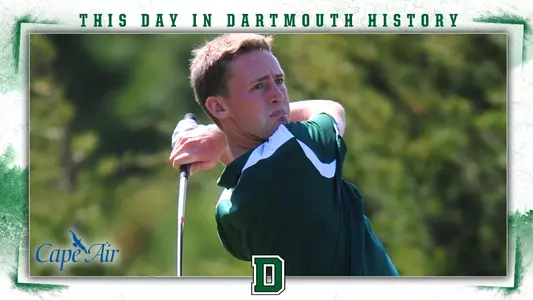 This Day in Dartmouth History: April 23 (Peter Williamson of men's golf)