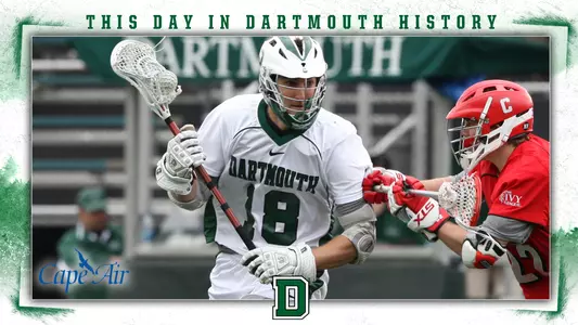 This Day in Dartmouth History: April 26 (Peter Killian of men's lacrosse)