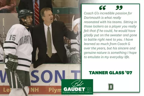 Tanner Glass Quote Gaudet Retirement 2020