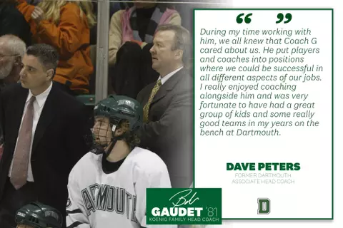 Dave Peters Quote Gaudet Retirement 2020