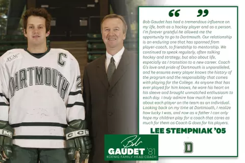 Lee Stempniak Quote Gaudet Retirement 2020