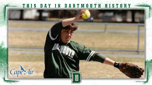 This Day in Dartmouth History: April 5 (Christina Maybaum of softball)