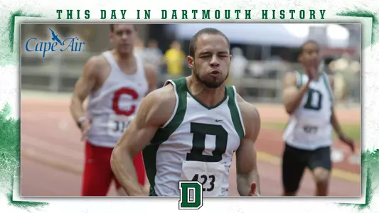 This Day in Dartmouth History: May 7 (Fatih Stanley of men’s track & field)