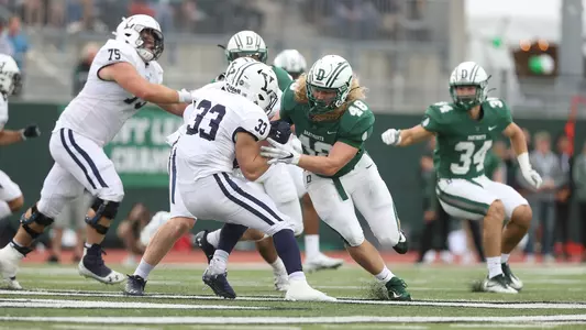 Mick Reese football action versus Yale
