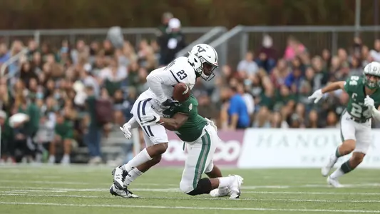 Seth Verilus football action versus Yale