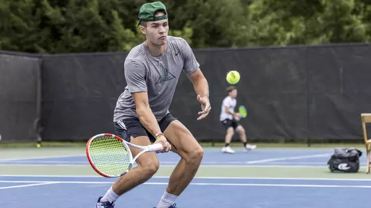 Andy Ilies men's tennis invitational action