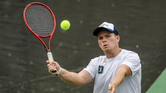 Daniel Webb men's tennis invitational action