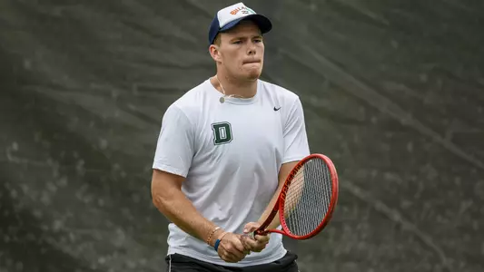 Daniel Webb men's tennis invitational action