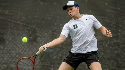 Daniel Webb men's tennis invitational action