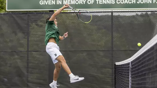 Logan Chang men's tennis invitational action