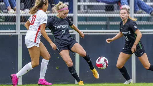 Allie Winstanley women's soccer game versus Princeton