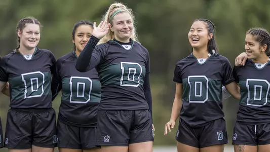 Bella Huschitt women's rugby action versus Sacred Heart