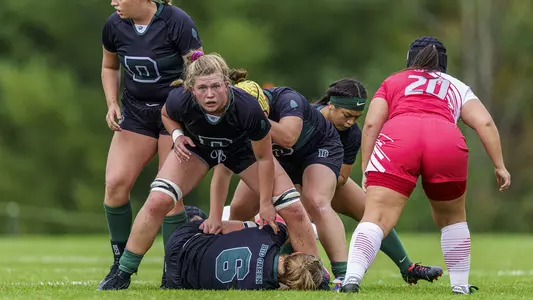 Marin Pennell women's rugby action versus Sacred Heart