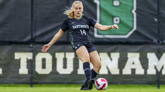 Mist Gronvold women's soccer game versus Princeton