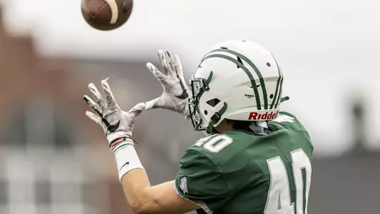 RJ Brandon football action versus Yale