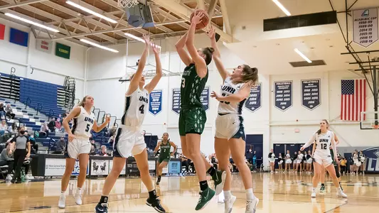 Dartmouth forward Isabella DiGiovanni (33) shoots during the game between Dartmouth and UNH at Lundholm Gymnasium, Durham, New Hampshire, USA on November 13, 2021. Photo Credit: Chris Poss