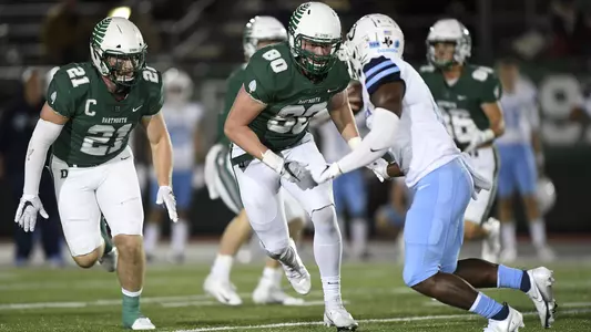 Ben keeter football action versus Columbia