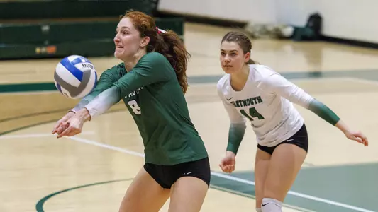 Ellie Blain volleyball action versus Brown