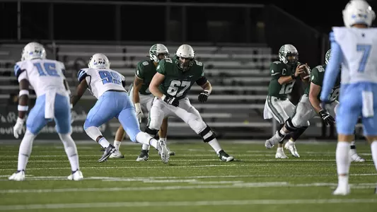 Griff Lehman football action versus Columbia