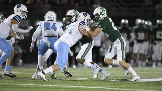 Josh Betts football action versus Columbia