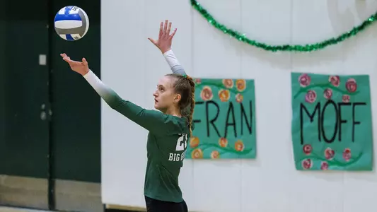 Natalie Grover volleyball action versus Brown