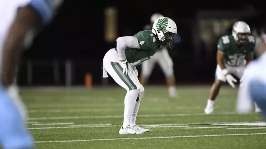 Onye Onuoha football action versus Columbia