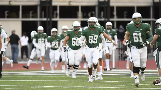 Zion Carter football action versus Columbia