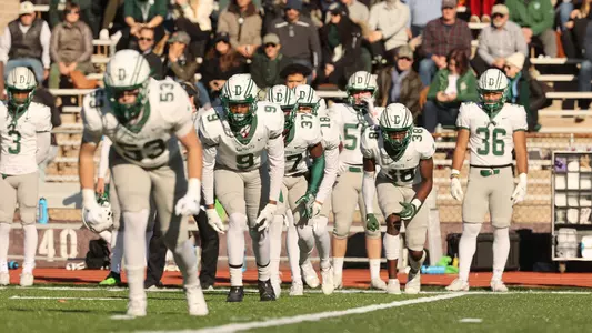 Tyson McCloud football action versus Brown