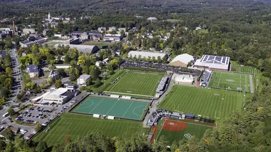 Aerial photo of the Dartmouth athletics facilities, Oct. 8, 2021