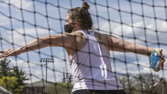 Jamie Tatum women's track action at Dartmouth Invite