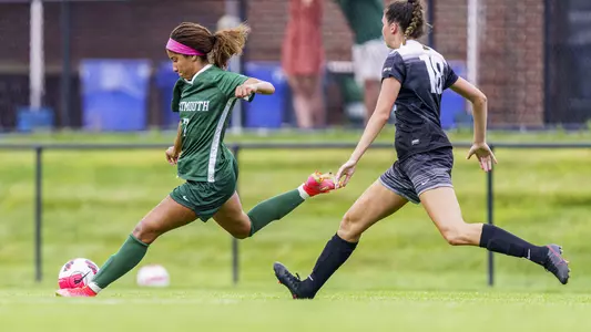 Juliet Moncho women's soccer action versus St. Rose