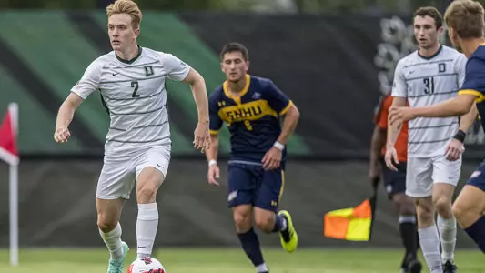 Louis Weisdorf men's soccer action versus Southern New Hampshire