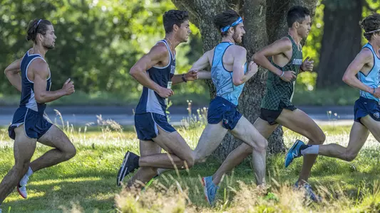 Albert Velikonja running in Souther Invitational