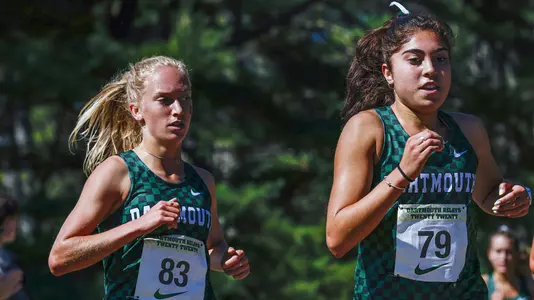 Pietrasiewicz and Kerimo running at Souther Invitational