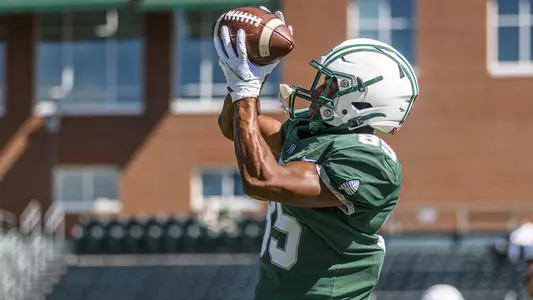 Jarmone Sutherland football action versus Sacred Heart