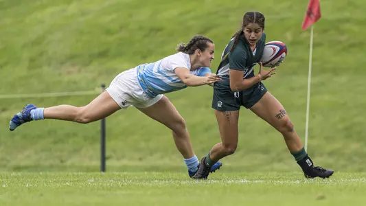Anjali Pant women's rugby action versus Long Island